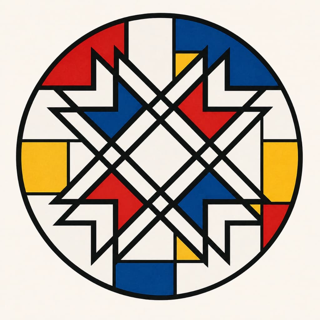 Geometric identity system & bespoke typography exploration.